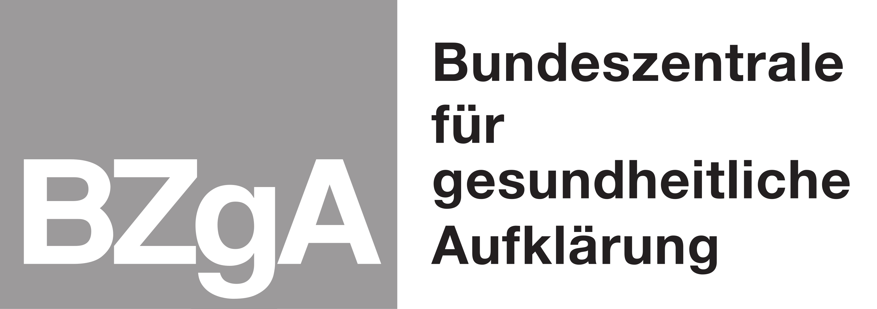 Bundeszentrale für gesundheitliche Aufklärung (BZgA) logo